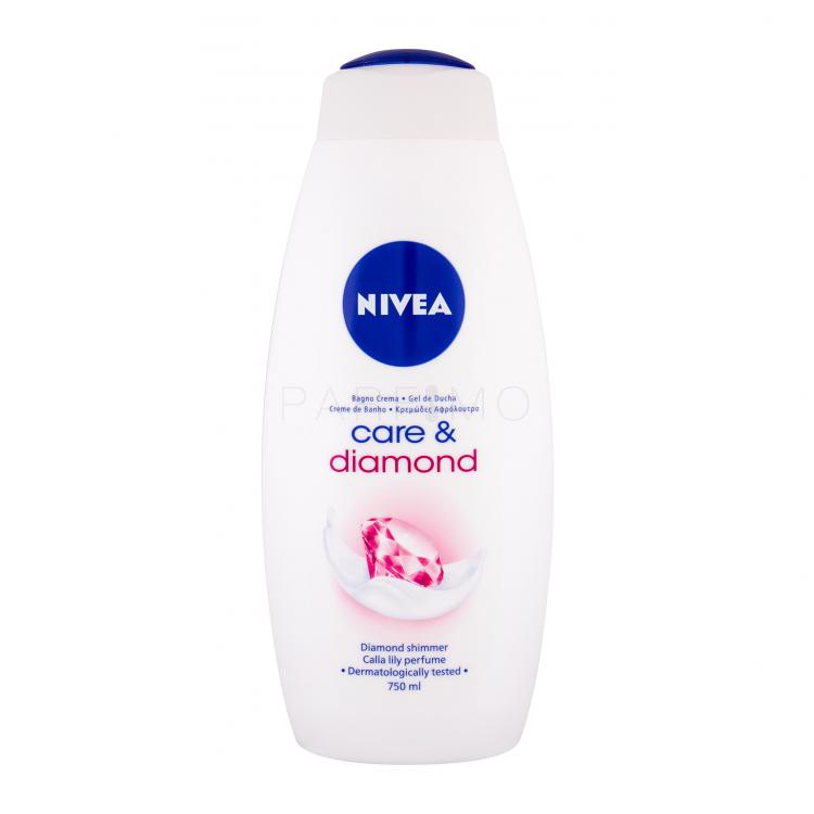 Nivea Care &amp; Diamond Krémtusfürdő nőknek 750 ml