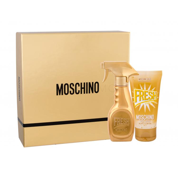 Moschino Fresh Couture Gold Ajándékcsomagok Eau de Parfum 30 ml + testápoló tej 50 ml