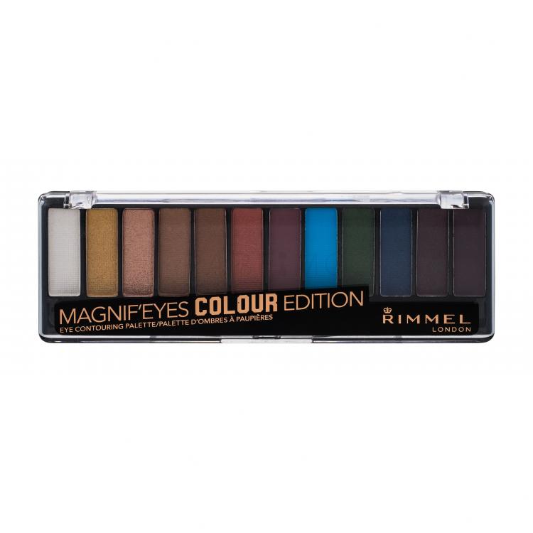 Rimmel London Magnif´Eyes Contouring Palette Szemhéjfesték nőknek 14,16 g Változat 004 Colour Edition