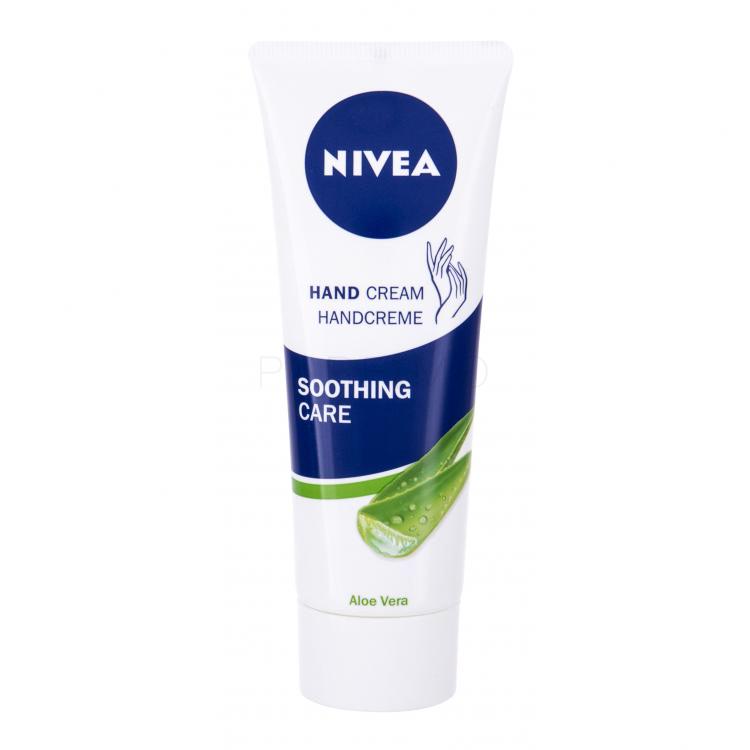 Nivea Hand Care Soothing Aloe Vera &amp; Jojoba Oil Kézkrém nőknek 75 ml