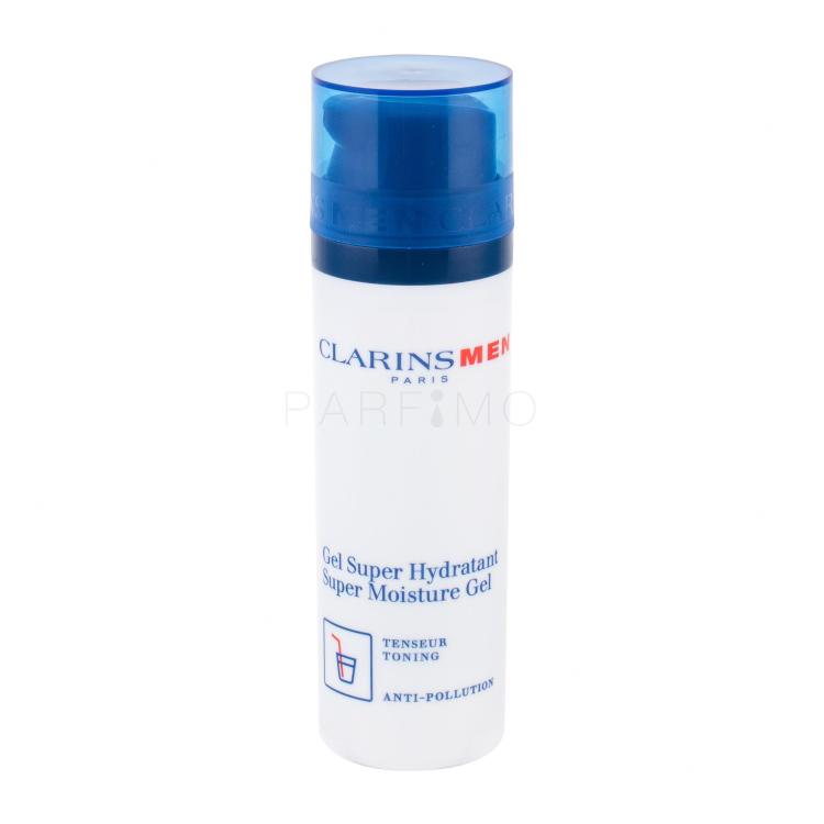 Clarins Men Super Moisture Gel Arcgél férfiaknak 50 ml sérült doboz