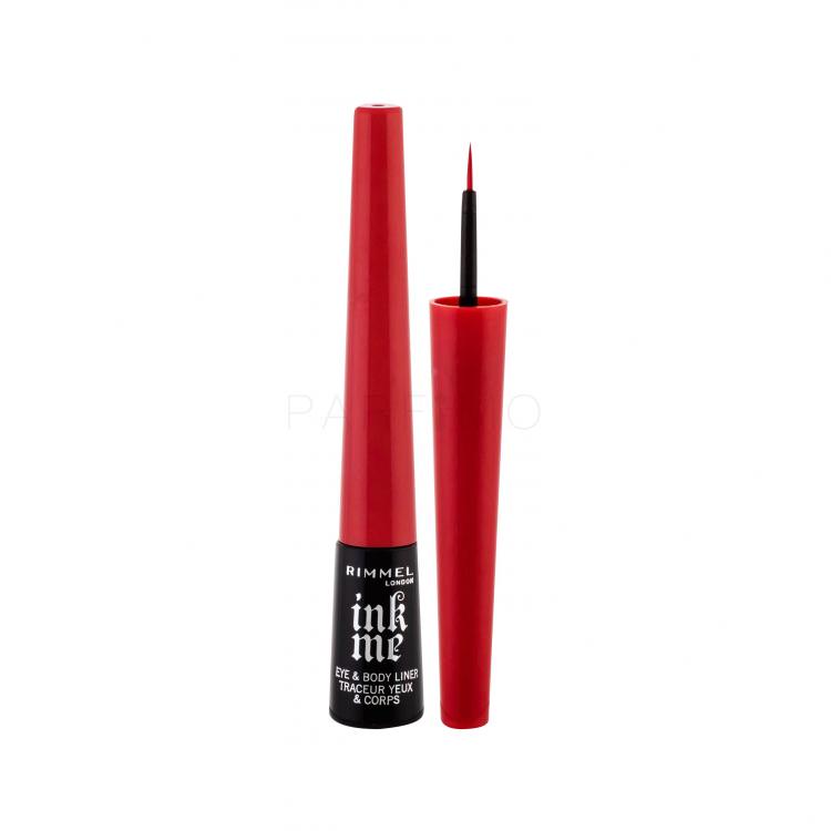 Rimmel London Ink Me Szemhéjtus nőknek 2,5 ml Változat 001 Blood Red