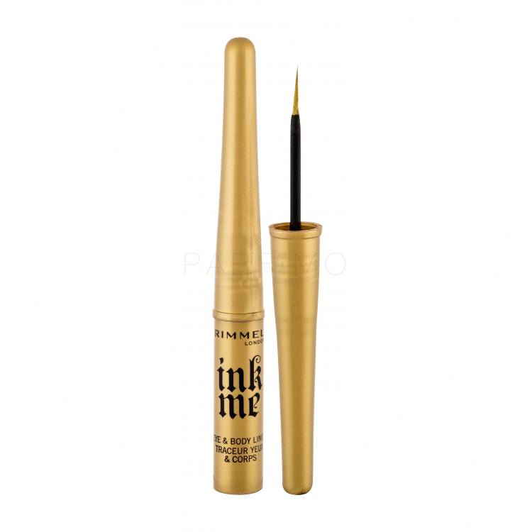 Rimmel London Ink Me Szemhéjtus nőknek 3,5 ml Változat 002 Gold