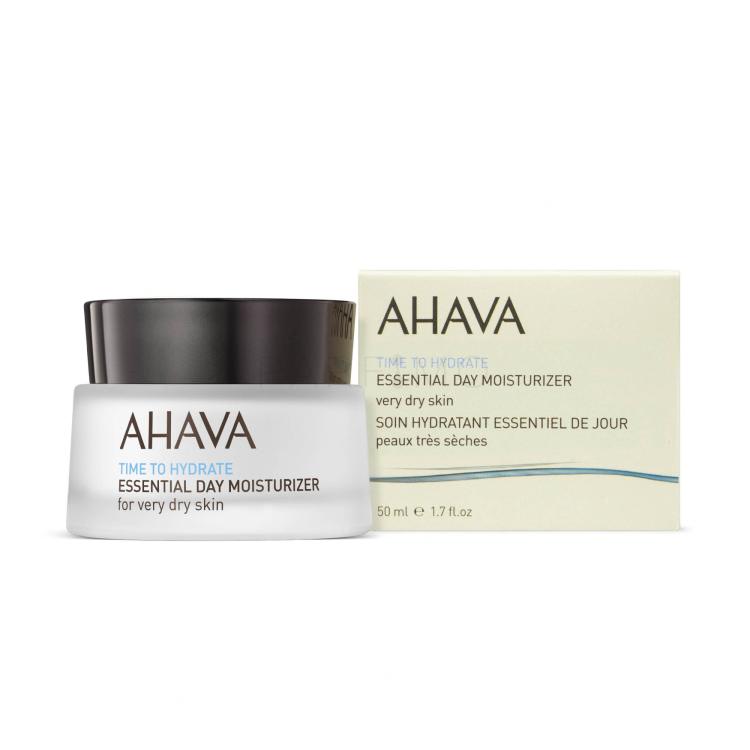 AHAVA Time To Hydrate Essential Day Moisturizer Very Dry Skin Nappali arckrém nőknek 50 ml