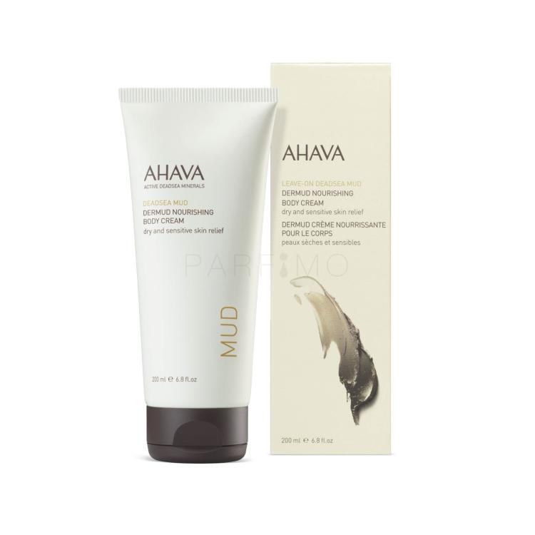 AHAVA Deadsea Mud Dermud Nourishing Body Cream Testápoló krém nőknek 200 ml