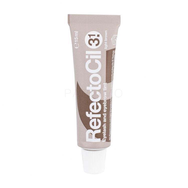 RefectoCil Eyelash And Eyebrow Tint Szemöldökfesték nőknek 15 ml Változat 3.1 Light Brown sérült doboz