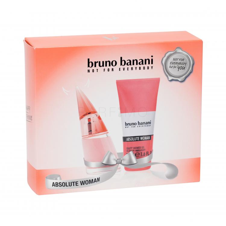 Bruno Banani Absolute Woman Ajándékcsomagok Eau de Toilette 20 ml + tusfürdő 50 ml