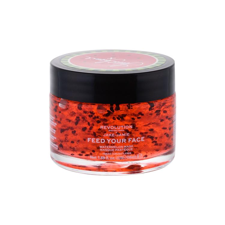 Revolution Skincare X Jake-Jamie Feed Your Face Watermelon Mask Arcmaszk nőknek 50 ml