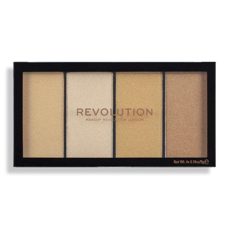 Makeup Revolution London Re-loaded Palette Highlighter nőknek 20 g Változat Lustre Lights Warm