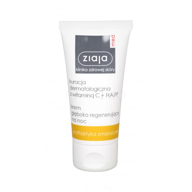 Ziaja Med Dermatological Treatment Deeply Regenerating Éjszakai szemkörnyékápoló krém nőknek 50 ml