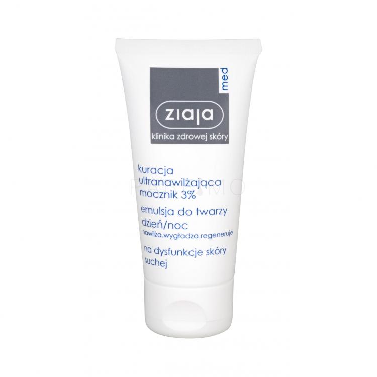 Ziaja Med Ultra-Moisturizing With Urea Day &amp; Night Emulsion 3% Nappali arckrém nőknek 50 ml