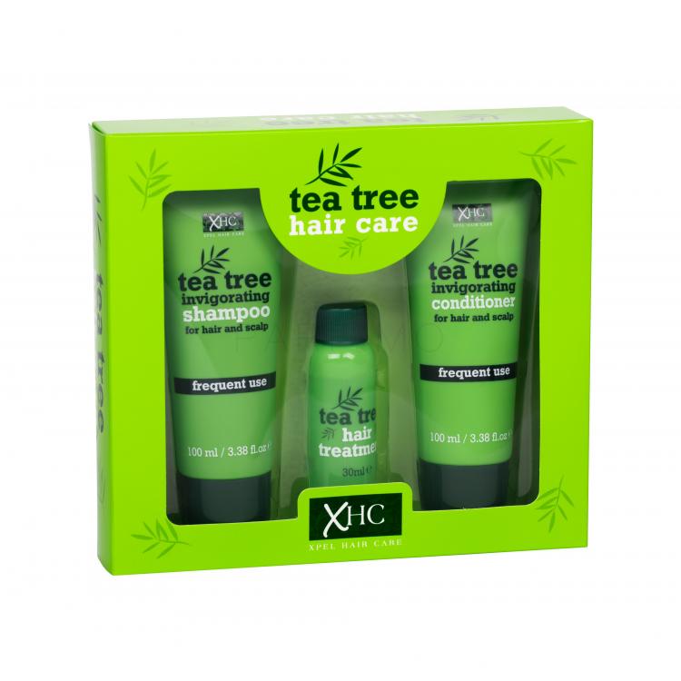 Xpel Tea Tree Ajándékcsomagok sampon 100 ml + hajbalzsam 100 ml + hajszérum 30 ml