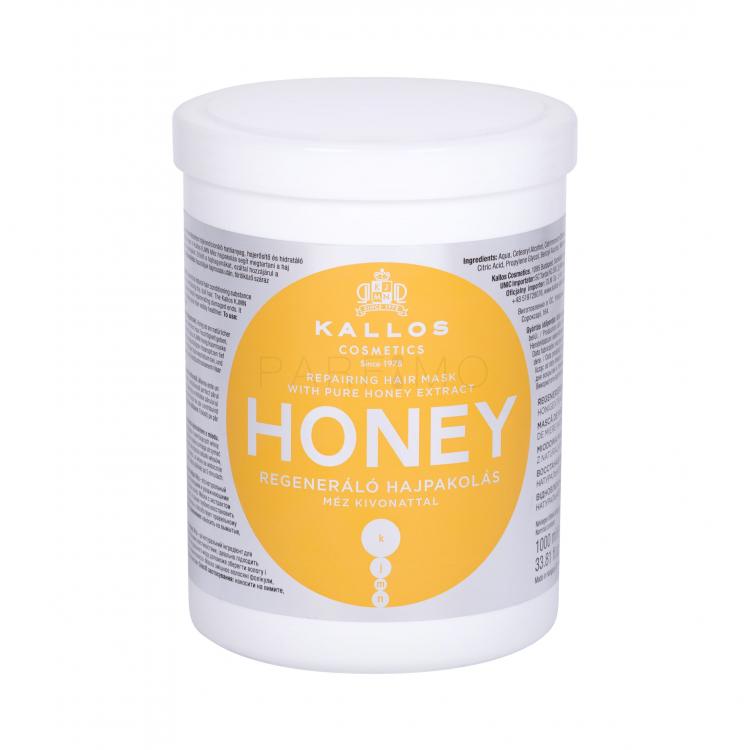 Kallos Cosmetics Honey Hajpakolás nőknek 1000 ml